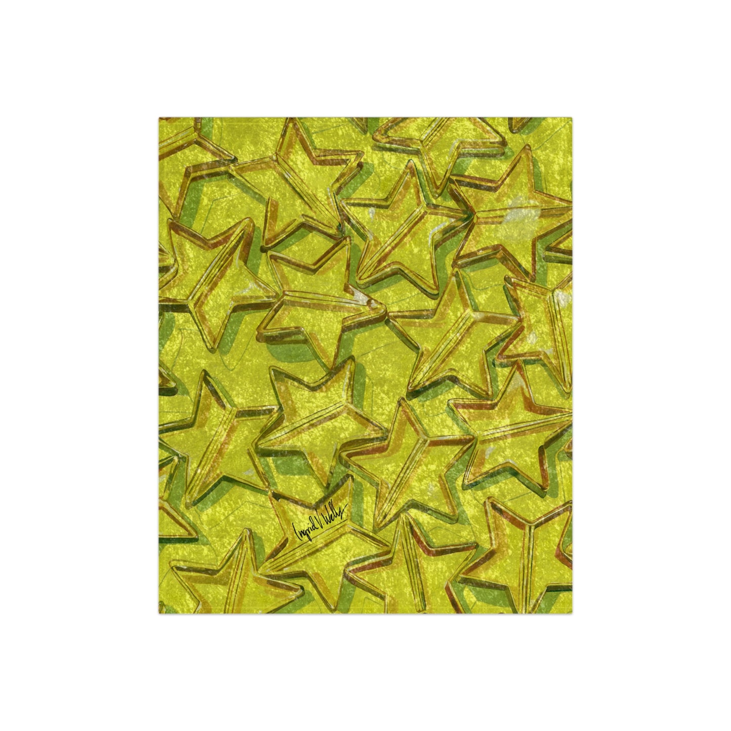 "Glimmers" Crushed Velvet Blanket