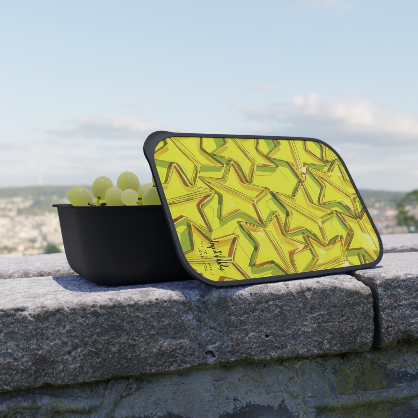 "Glimmers" - Bento Box, Eco-Friendly Lunch Box