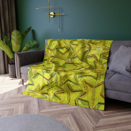 "Glimmers" Crushed Velvet Blanket